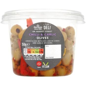 Market Street Deli Chilli & Garlic Olives
