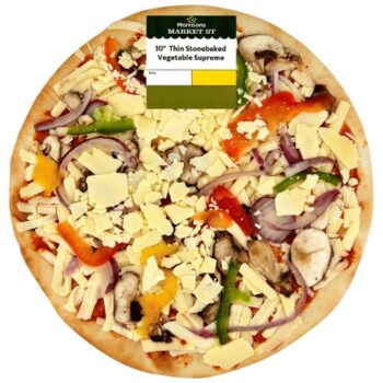Market Street Vegetable Supreme Thin Stonebaked 10" Pizza