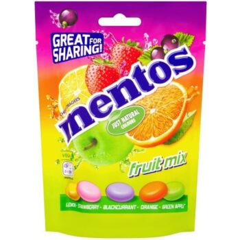 Mentos Fruit Mix Chewy Dragees (140g)
