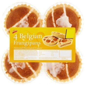 Mica 4 Belgian Frangipans Almond Flavoured Cakes