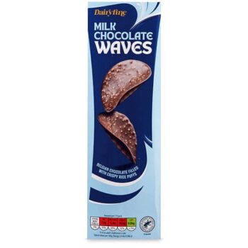 Milk Chocolate Belgian Chocolate Waves