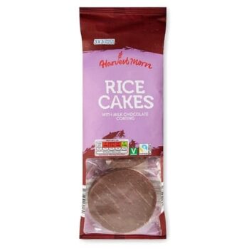 Milk Chocolate Coated Rice Cakes
