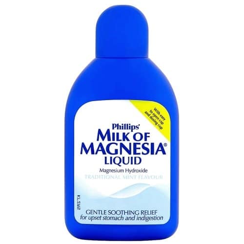 Milk of Magnesia Liquid Phillips' Traditional Mint (200ml)