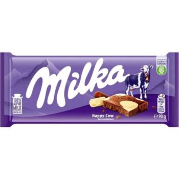 Milka Milk And White Chocolate Bar (90g)