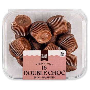 Mini Double Chocolate Muffins