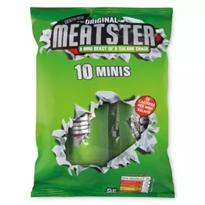 Mini Meatster Snack Salami 10 Pack