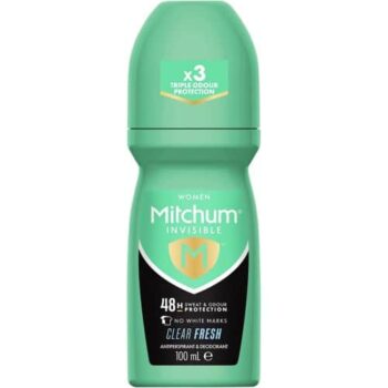 Mitchum Invisible Women Clear Fresh 48HR Protection Antiperspirant & Deodorant Roll-On (100ml)