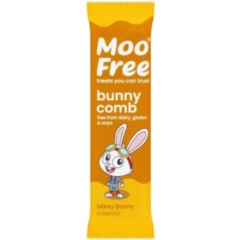 Moo Free & Vegan Chocolate Bunnycomb Mini Bar (20g)