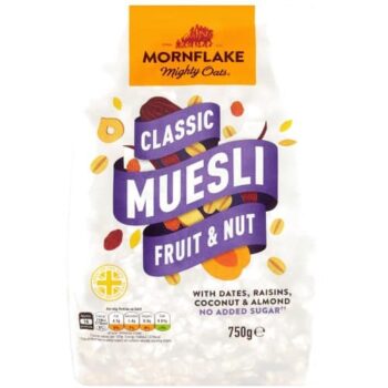 Mornflake Fruit & Nut Muesli Classic & Luxury (750g)