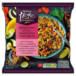 Moroccan Style Couscous & Vegetables (600g)