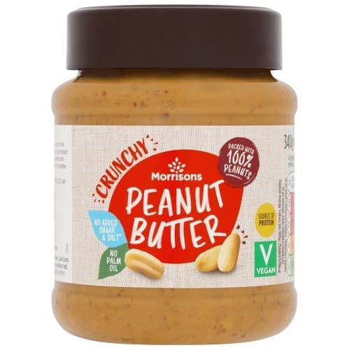 Morrisons 100% Crunchy Peanut Butter