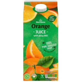 Morrisons 100% Orange Juice With Bits