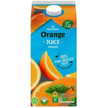 Morrisons 100% Smooth Orange Fruit Juice