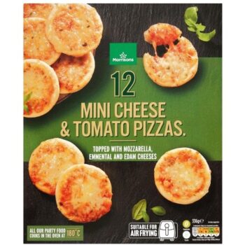 Morrisons 12 Cheese And Tomato Mini Deep Dish Pizzas