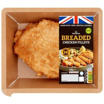 Morrisons 2 Breaded Chicken Fillets