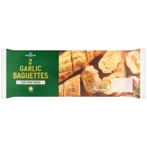 Morrisons 2 Garlic Baguettes