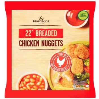 Morrisons 22 Breaded Chicken Nuggets (450g)
