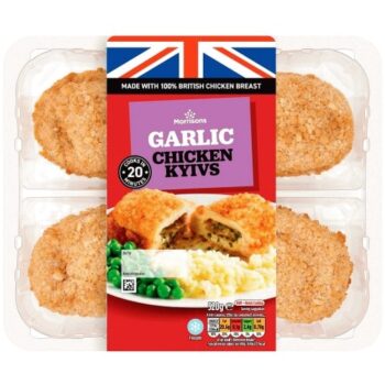 Morrisons 4 Breaded Garlic Chicken Kyivs