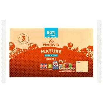 Morrisons 50% Lighter Reduced Fat Mature Cheese (400g)