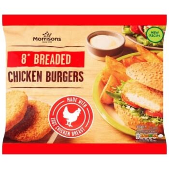 Morrisons 8 Chicken Burgers