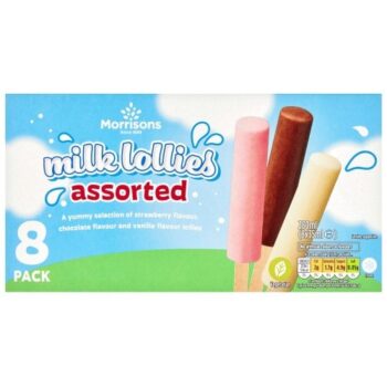 Morrisons Assorted Milk Ice Lollies