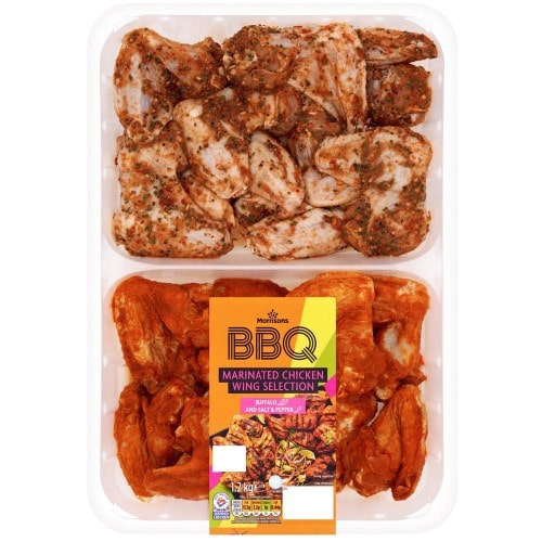 Morrisons BBQ Marinated Chicken Wings Selection Pack (1.2kg)