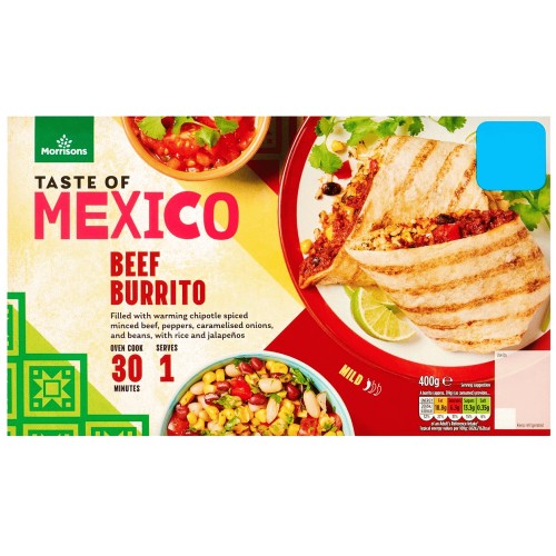 Morrisons Beef Burrito (400g)