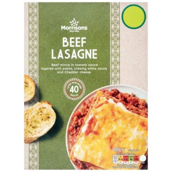 Morrisons Beef Lasagne