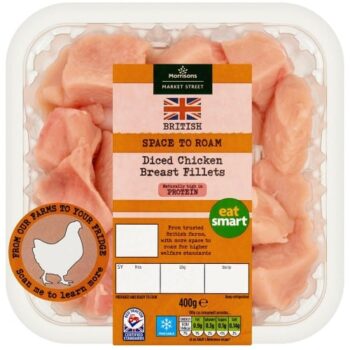 Morrisons British Chicken Diced Breast Fillets (400g)