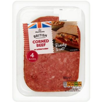 Morrisons British Corned Beef 4 Slices