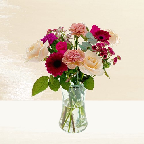 Morrisons Burgundy Blush Flowers Bouquet