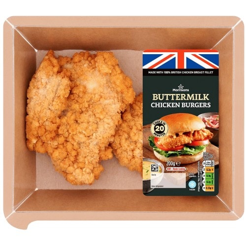 Morrisons Buttermilk Chicken Burgers