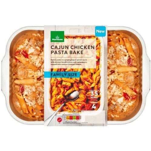 Morrisons Cajun Chicken Pasta Bake Family Size (1.2kg)