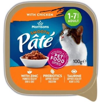 Morrisons Cat Food Chicken Pate