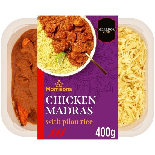 Morrisons Chicken Madras & Rice