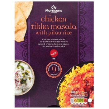 Morrisons Chicken Tikka Masala With Rice