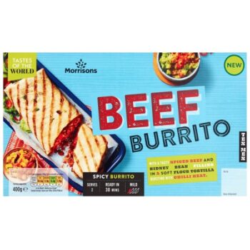 Morrisons Chilli Beef Burritos