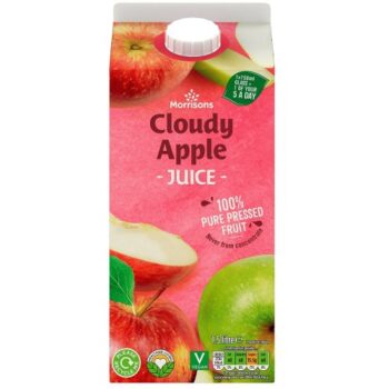 Morrisons Cloudy Apple 100% Fruit Juice
