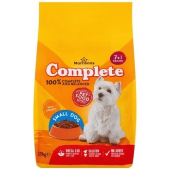 Morrisons Complete Senior Small Dog Complete Dry Food With Chicken