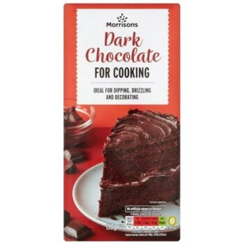 Morrisons Dark Cooking Chocolate