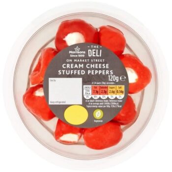 Morrisons Deli Cream Cheese Stuffed Peppers (120g)