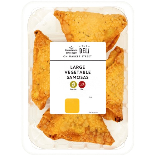 Morrisons Deli Express Large Vegetable Samosas