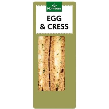 Morrisons Egg & Cress Sandwich