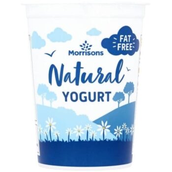 Morrisons Fat Free Natural Yogurt
