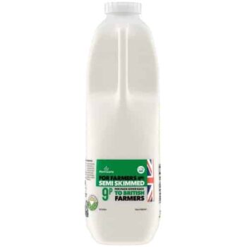 Morrisons For Farmers British Semi Skimmed Milk (2pts)