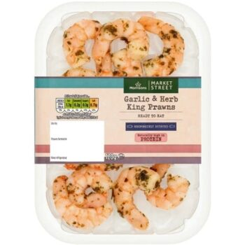 Morrisons Garlic & Herb Marinated King Prawns (120g)