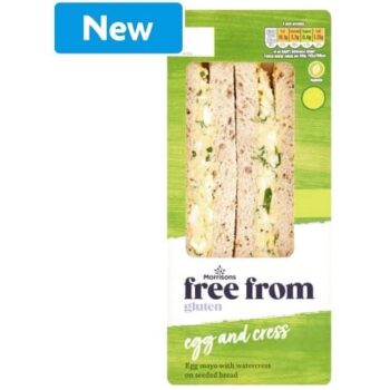 Morrisons Gluten Free Egg & Cress Sandwich