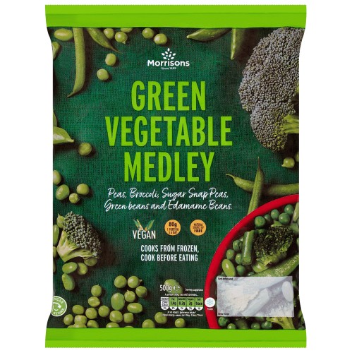 Morrisons Green Vegetable Medley (500g)
