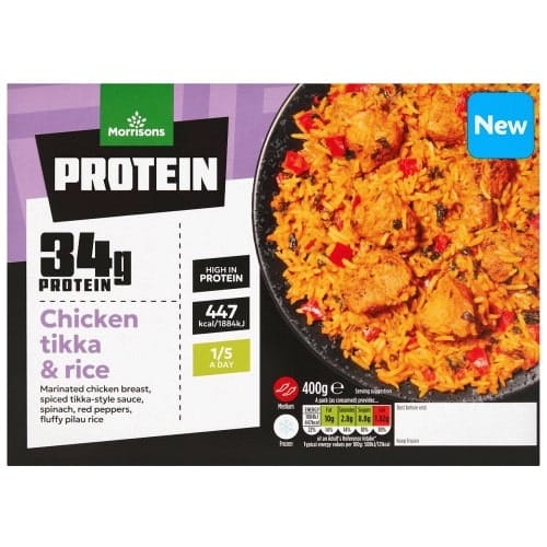 Morrisons High Protein Chicken Tikka & Rice