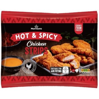Morrisons Hot & Spicy Chicken Strips (350g)
